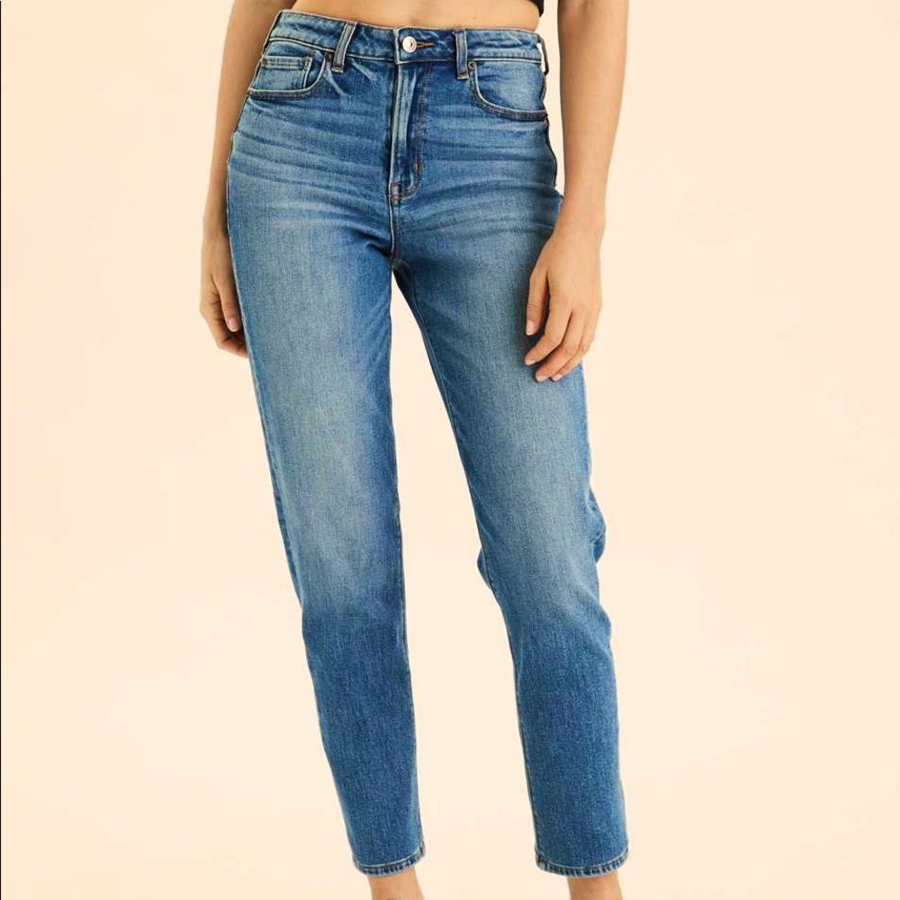 AEO mom jeans